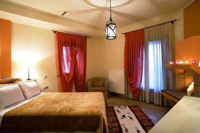 Hôtel La Casa Rossa à Prínos Extérieur photo