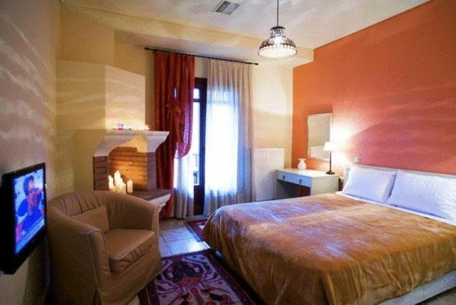 Hôtel La Casa Rossa à Prínos Extérieur photo