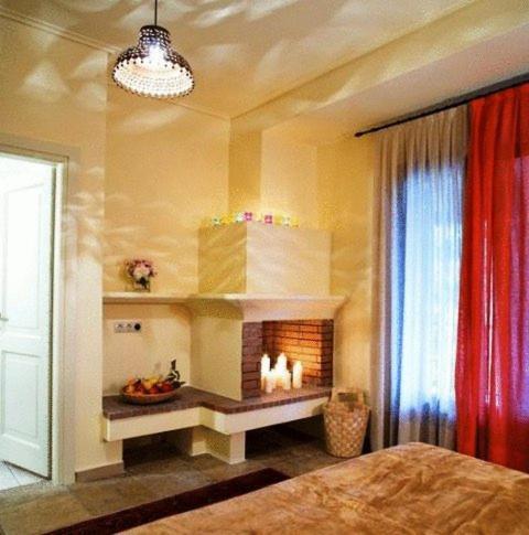 Hôtel La Casa Rossa à Prínos Extérieur photo